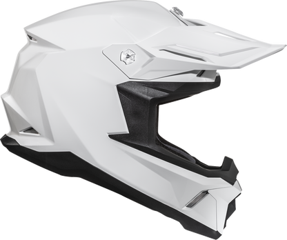 HJC C50 Helmet - Solid White, Medium - Advanced Polycarbonate Shell with Ventilation System - Kelly Motorsports