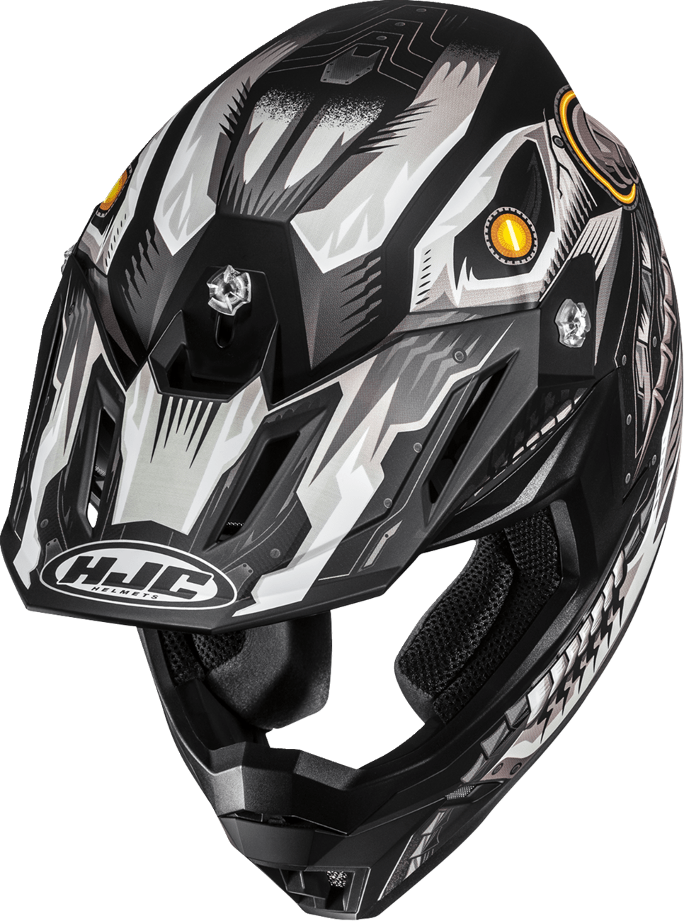 HJC C50 Mecha Beast Motorcycle Helmet – MC5SF, Large – Advanced Polycarbonate Shell with Ventilation System - Kelly Motorsports