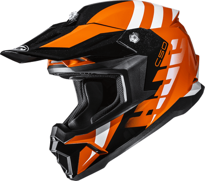 HJC C50 Mirage Helmet - MC7 Large with Advanced Ventilation and Bluetooth Compatibility - Kelly Motorsports