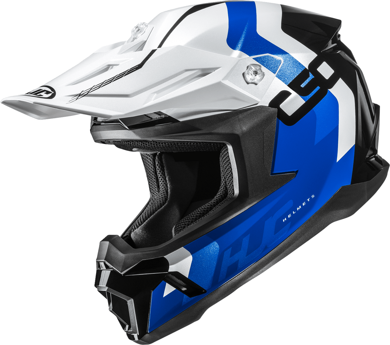 HJC C50 Primal MC2 Helmet - Large, Advanced Polycarbonate Shell with Ventilation System - Kelly Motorsports