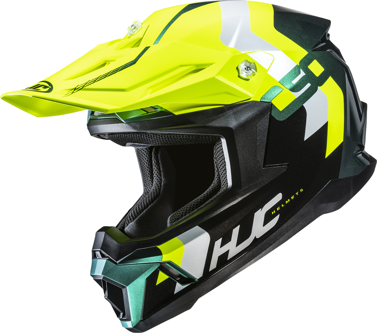 HJC C50 Primal MC4 Helmet - Small, Advanced Polycarbonate Shell with Ventilation System - Kelly Motorsports