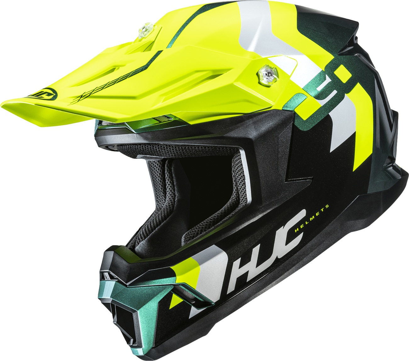 HJC C50 Primal Motorcycle Helmet with Advanced Ventilation and Bluetooth Compatibility (Size 2XL) MP46NUS8104V - Kelly Motorsports