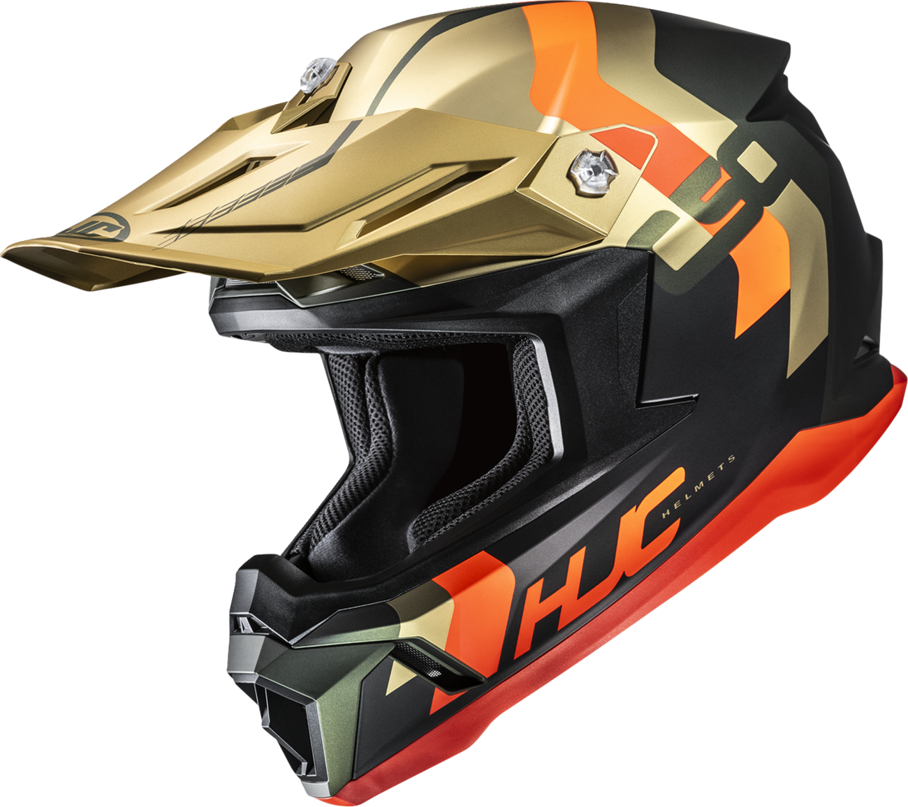 HJC C50 Primal Motorcycle Helmet with Advanced Ventilation and Bluetooth Compatibility - Small MP46NUS41H6V - Kelly Motorsports