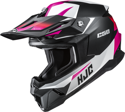 HJC C50 Slide Helmet MC8SF 2XL - Advanced Polycarbonate Shell with Ventilation System - Kelly Motorsports