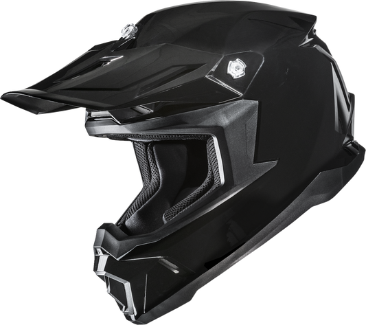 HJC C50 Solid Black Motorcycle Helmet - Size Large MP46NUS6METV - Kelly Motorsports