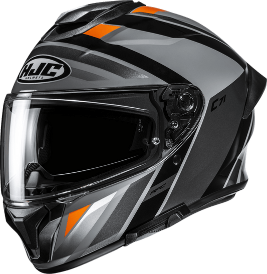 HJC C71 Faber MC4 Helmet - Size 2XL FP69NUS8204V with Pinlock Shield and Sunshield - Kelly Motorsports