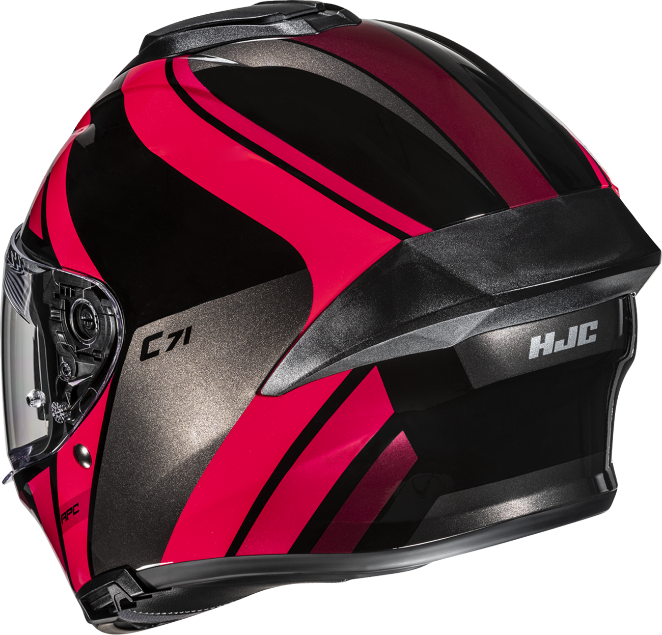 HJC C71 Faber Motorcycle Helmet - Model FP69NUS6201V, Large - Kelly Motorsports