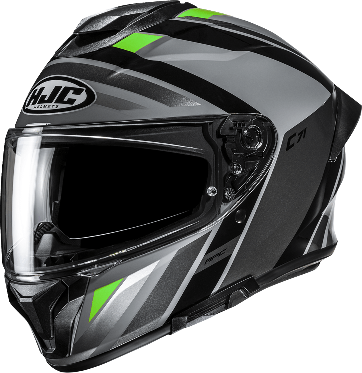 HJC C71 Faber Motorcycle Helmet with Pinlock-Prepared Shield and Advanced Ventilation System - Kelly Motorsports