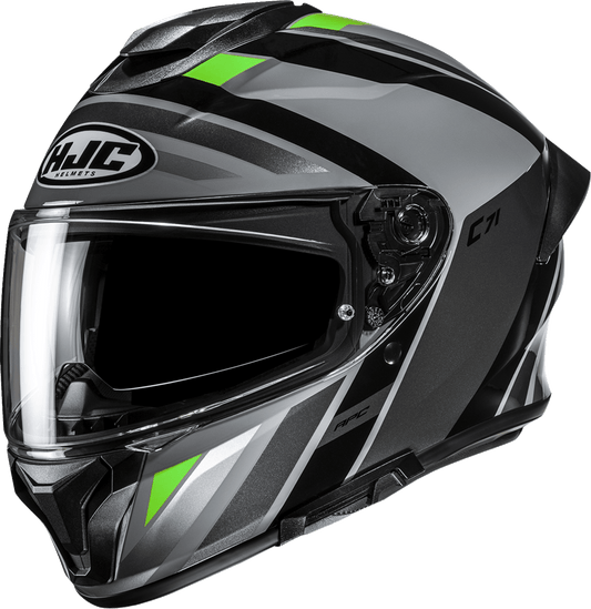HJC C71 Faber Motorcycle Helmet with Pinlock-Prepared Shield and Advanced Ventilation System - Kelly Motorsports