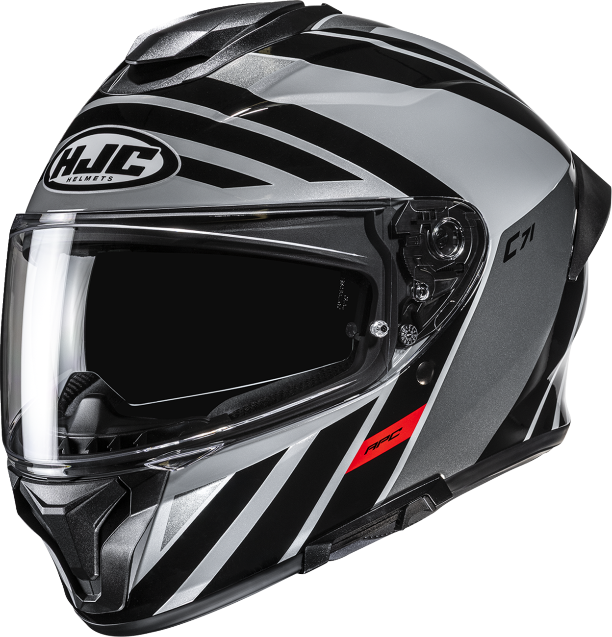HJC C71 Faber Motorcycle Helmet with Pinlock - Prepared Shield and Advanced Ventilation System - Model FP69NUS3205V - Kelly Motorsports