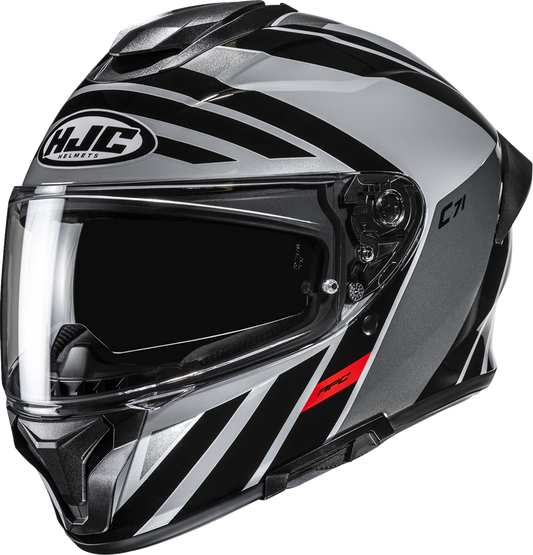 HJC C71 Faber Motorcycle Helmet with Pinlock - Prepared Shield and Sunshield - Small (Part No. FP69NUS4205V) - Kelly Motorsports