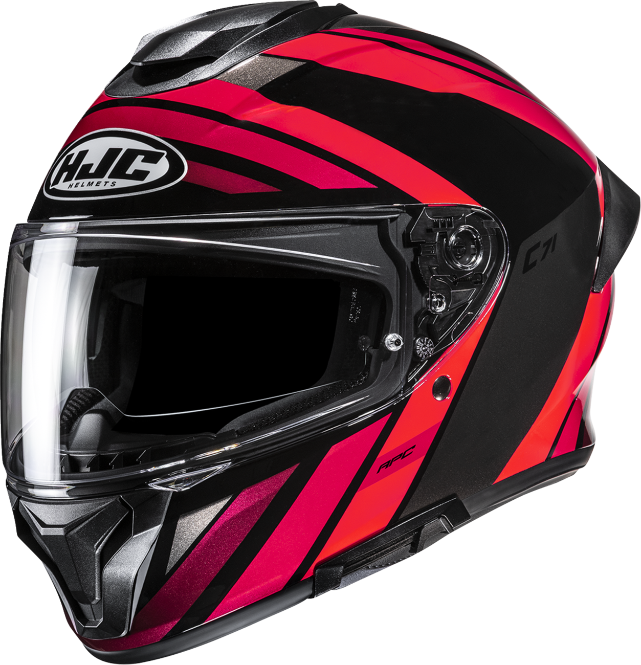 HJC C71 Faber Motorcycle Helmet with Pinlock - Ready Shield and Advanced Ventilation - Model FP69NUS5201V - Kelly Motorsports