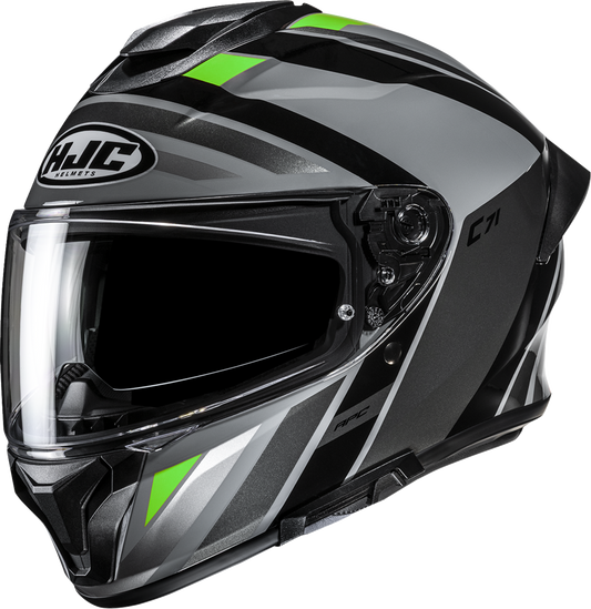 HJC C71 Faber Motorcycle Helmet with Pinlock® Shield and Advanced Ventilation System - Model FP69NUS7207V - Kelly Motorsports