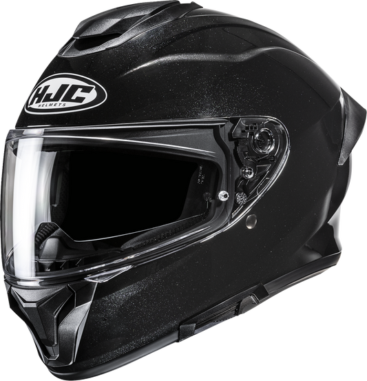 HJC C71 Helmet - Solid Black, Small - Model FP69NUS4METV with Pinlock® Shield and Advanced Ventilation - Kelly Motorsports