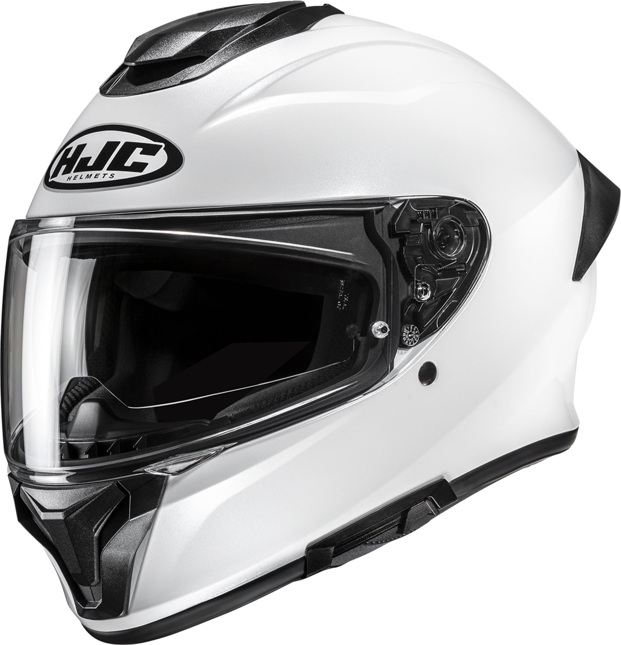HJC C71 Helmet Solid White Small FP69NUS4PWHV with UV Shield and Advanced Ventilation - Kelly Motorsports