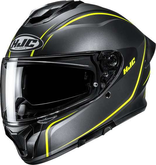 HJC C71 Quez Motorcycle Helmet with Pinlock-Prepared Shield and Sunshield - Small FP69NUS413SV - Kelly Motorsports