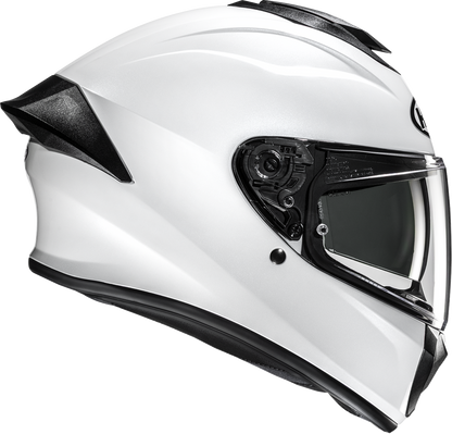 HJC C71 Solid White Motorcycle Helmet - Large FP69NUS6PWHV - Kelly Motorsports