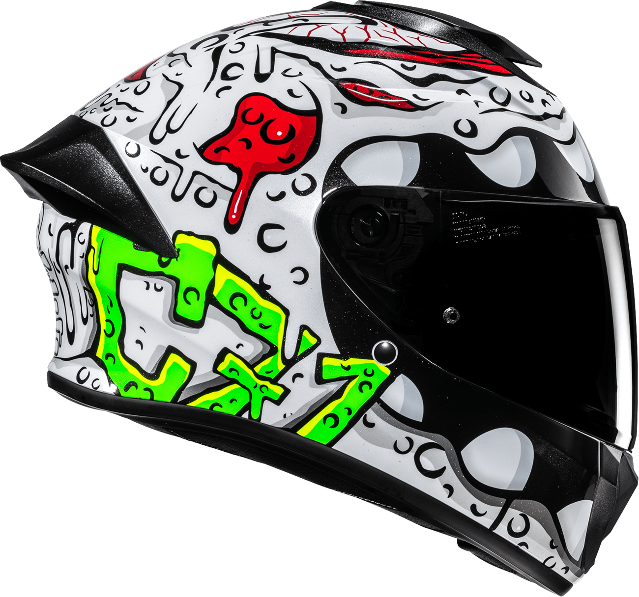 HJC C71 Squeeze Motorcycle Helmet with Pinlock-Prepared Shield and Advanced Ventilation - Kelly Motorsports