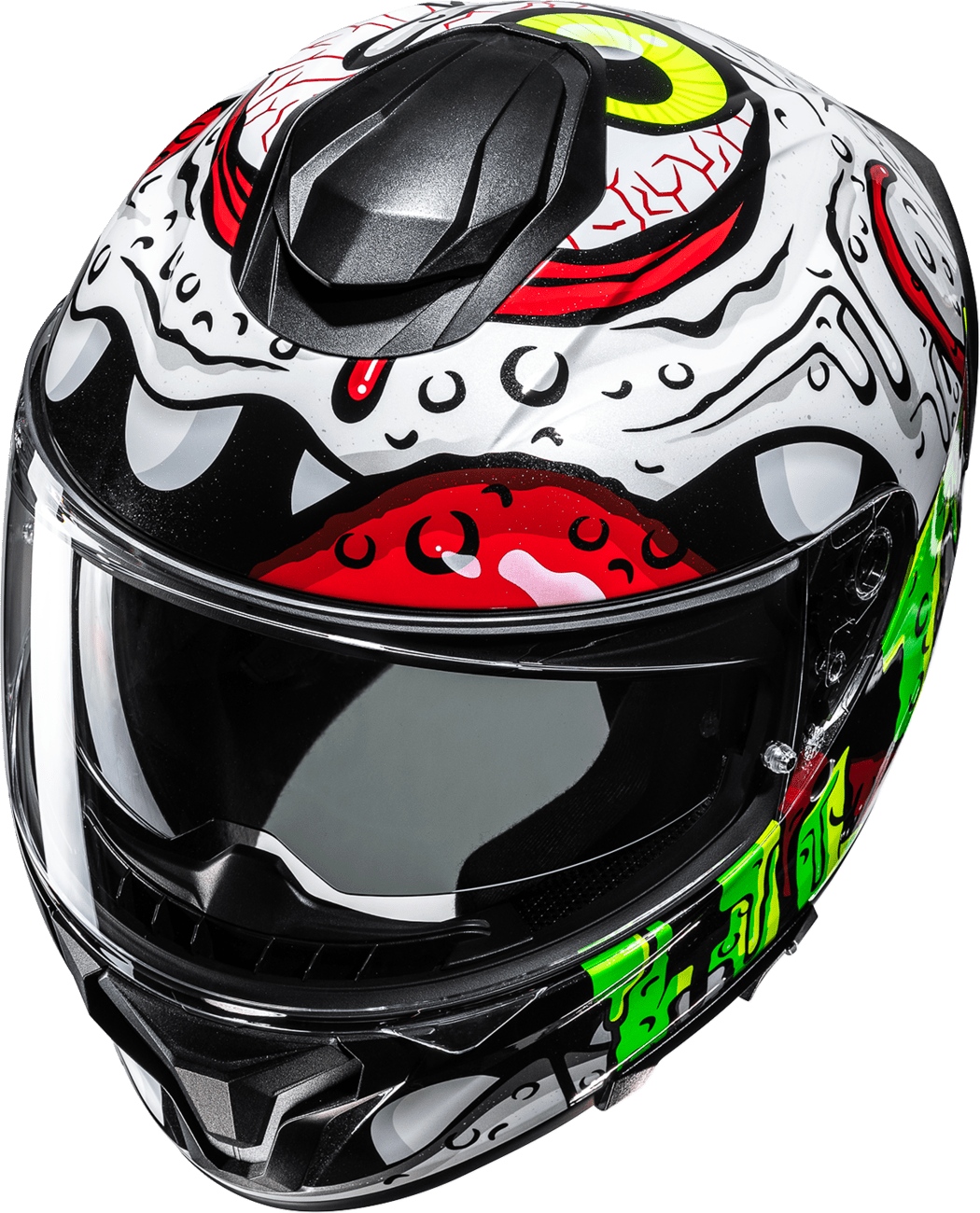 HJC C71 Squeeze Motorcycle Helmet with Pinlock-Prepared Shield and Advanced Ventilation - Kelly Motorsports