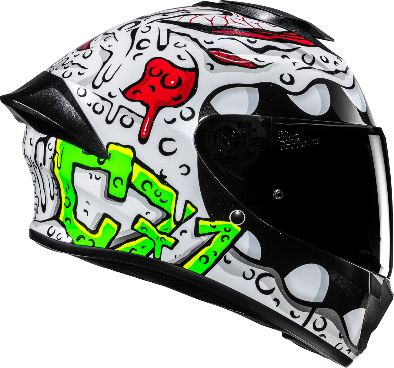 HJC C71 Squeeze Motorcycle Helmet with Pinlock Shield and Advanced Ventilation - Model FP69NUS5341V - Kelly Motorsports