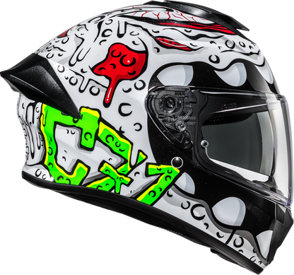 HJC C71 Squeeze Motorcycle Helmet with Pinlock Shield and Advanced Ventilation - Model FP69NUS5341V - Kelly Motorsports