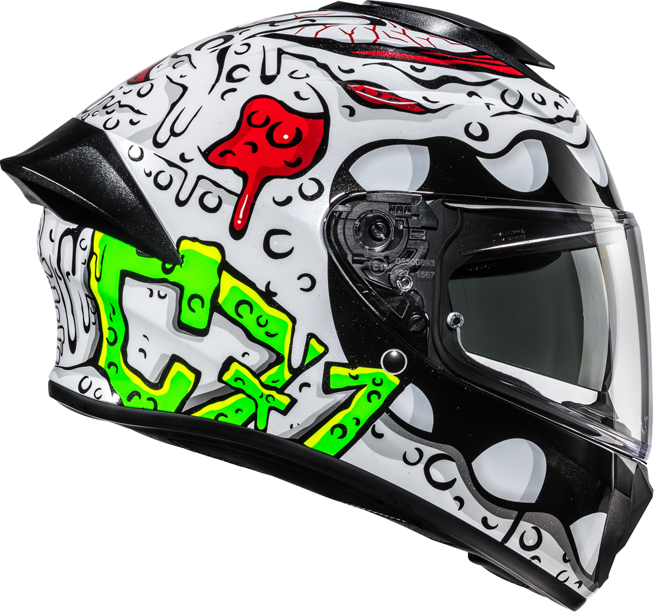 HJC C71 Squeeze Motorcycle Helmet with Pinlock® Shield and Advanced Ventilation – Part Number FP69NUS3341V - Kelly Motorsports