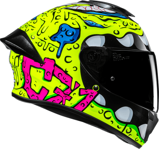 HJC C71 Squeeze Motorcycle Helmet with Pinlock Shield and Advanced Ventilation – Part Number FP69NUS8332V - Kelly Motorsports