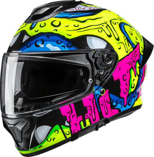 HJC C71 Squeeze Motorcycle Helmet with Pinlock Shield and Advanced Ventilation – Part Number FP69NUS8332V - Kelly Motorsports