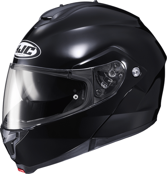 HJC C91 Modular Helmet Black 5XL - Advanced Polycarbonate Shell with Sun Visor and Bluetooth Compatibility - Kelly Motorsports