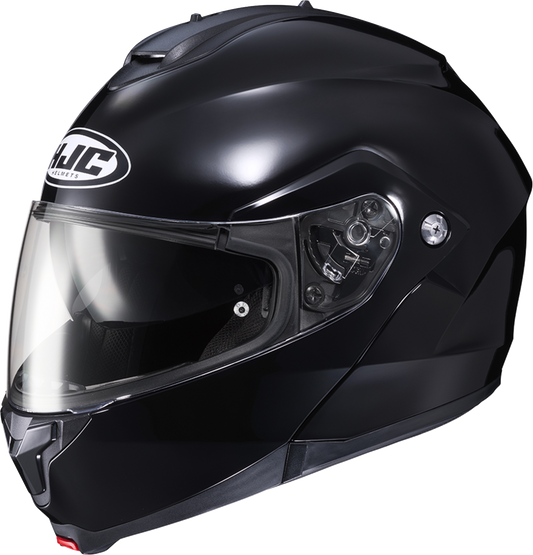HJC C91 Modular Helmet Solid Black Large EP25NUS6XBKV with Advanced Ventilation and Sun Visor - Kelly Motorsports