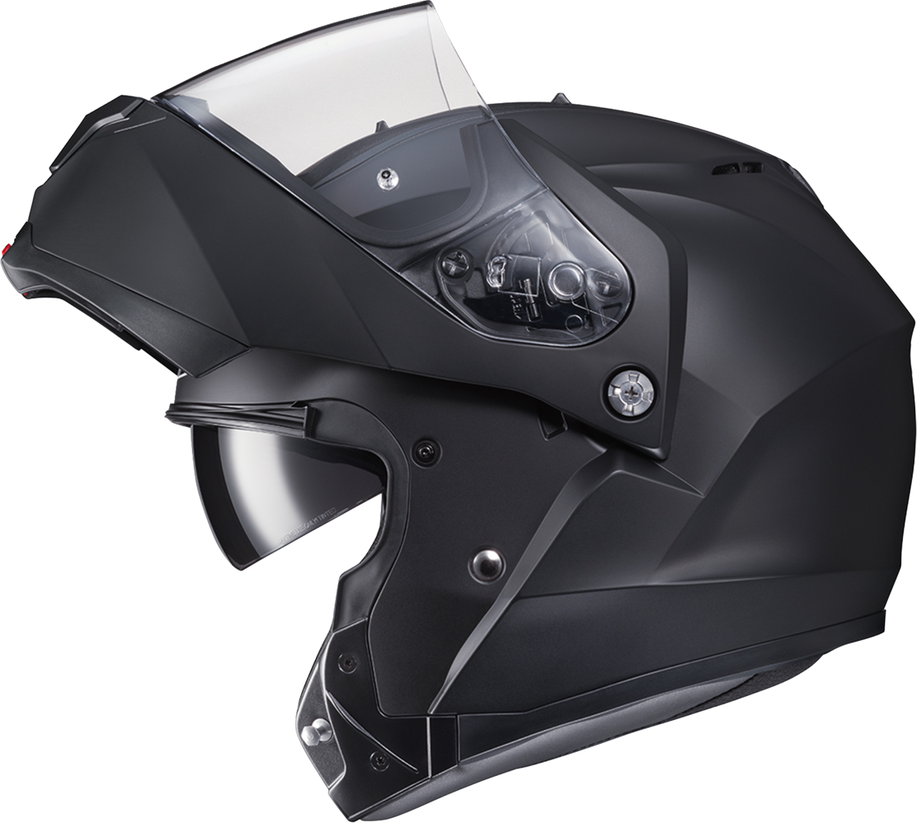 HJC C91 Modular Helmet Solid Semi - Flat Black XL EP25NUS7XBSV - Kelly Motorsports