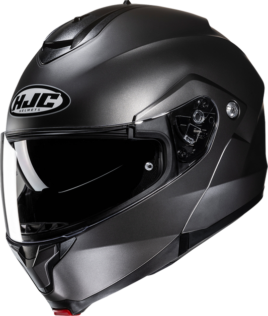 HJC C91 Modular Helmet Solid Semi - Flat Titanium 2XL - Advanced Safety and Comfort - Kelly Motorsports