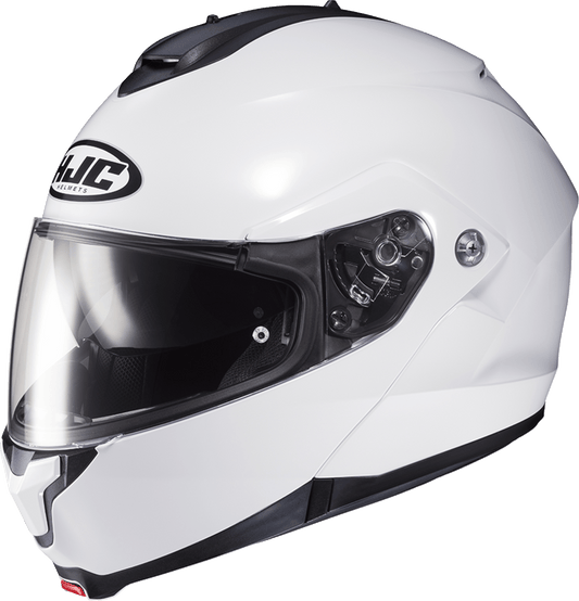 HJC C91 Modular Helmet - Solid White, XS - Advanced Safety & Comfort Features - Kelly Motorsports