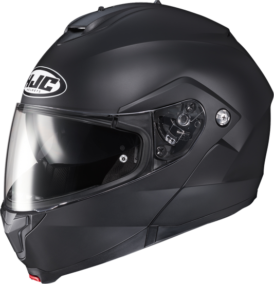 HJC C91 Modular Snow Helmet with Dual Pane Electric Shield - Solid Semi - Flat Black, 2XL - Kelly Motorsports