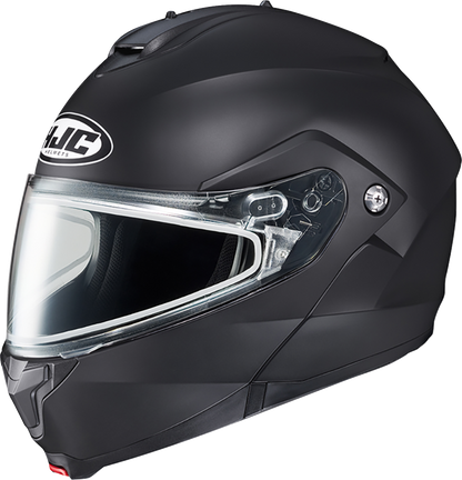 HJC C91 Modular Snow Helmet with Dual Pane Visor - Solid Semi - Flat Black, Small (EP25SUS4XBSV) - Kelly Motorsports