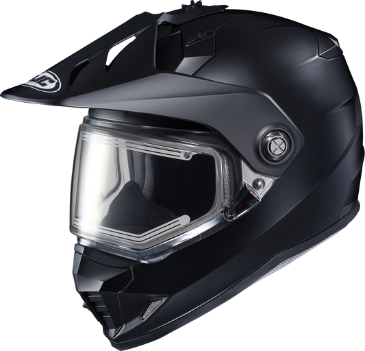 HJC DS - X1 Electric Snow Helmet - Solid Semi - Flat Black, Medium (Part 272478) - Kelly Motorsports