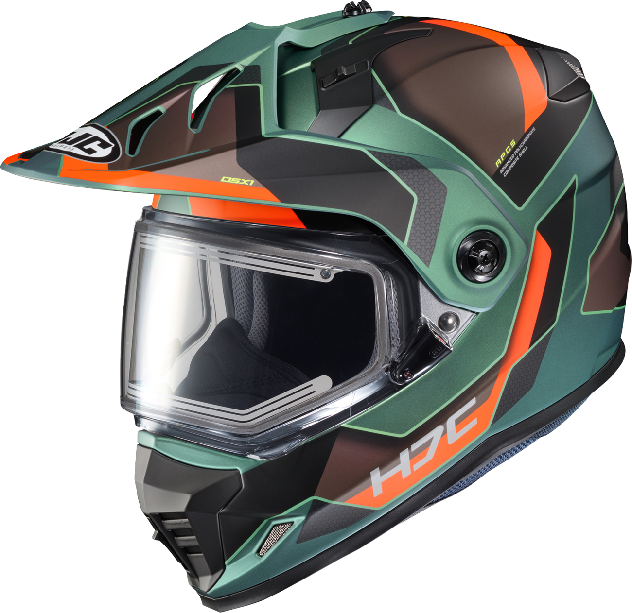HJC DS - X1 Electric Snow Helmet with Synergy System (Medium) - Model 350272 - Kelly Motorsports