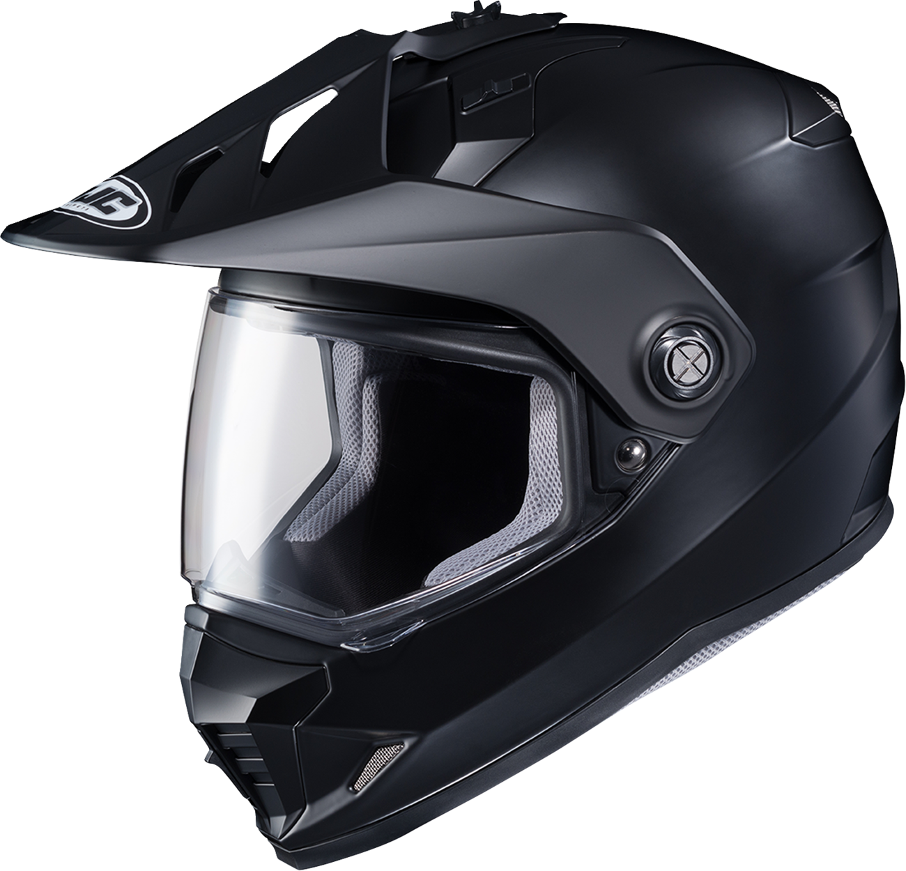 HJC DS - X1 Helmet - Solid Semi - Flat Black, Extra Small (Part 262547) - Kelly Motorsports