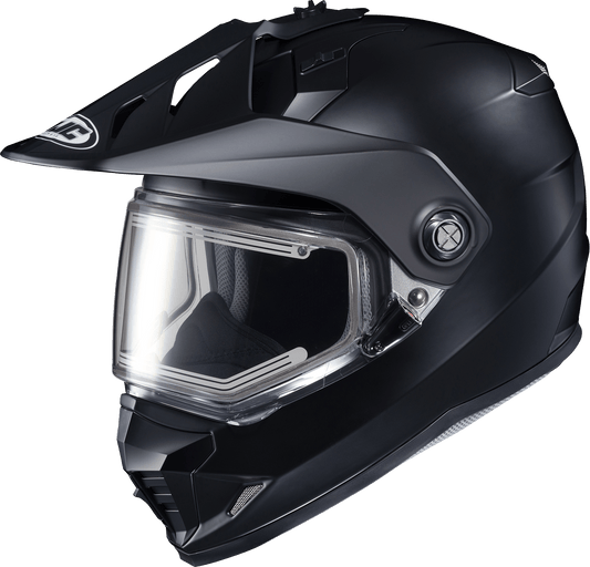 HJC DS-X1 Snow Helmet - Electric, Solid Semi-Flat Black, Large (Part Number 272484) - Kelly Motorsports