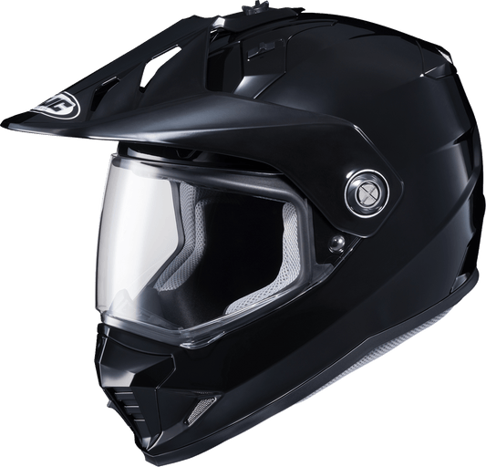 HJC DS-X1 Solid Black Motorcycle Helmet - Size XS, Part Number 262541 - Kelly Motorsports