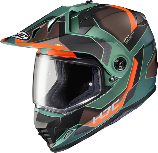 HJC DS - X1 Synergy Motorcycle Helmet - Part Number MC47SF, Size Large - Kelly Motorsports
