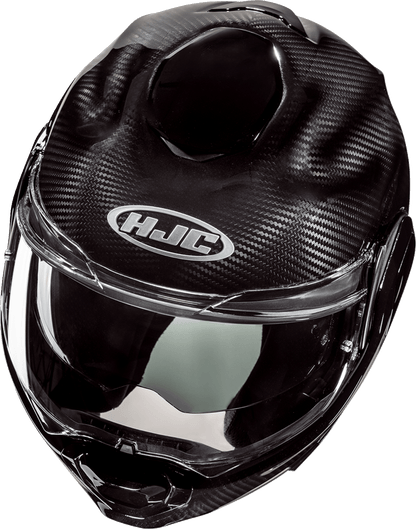 HJC F100 Carbon Modular Helmet - Solid Color, 2XL - Lightweight and Aerodynamic Design - Kelly Motorsports