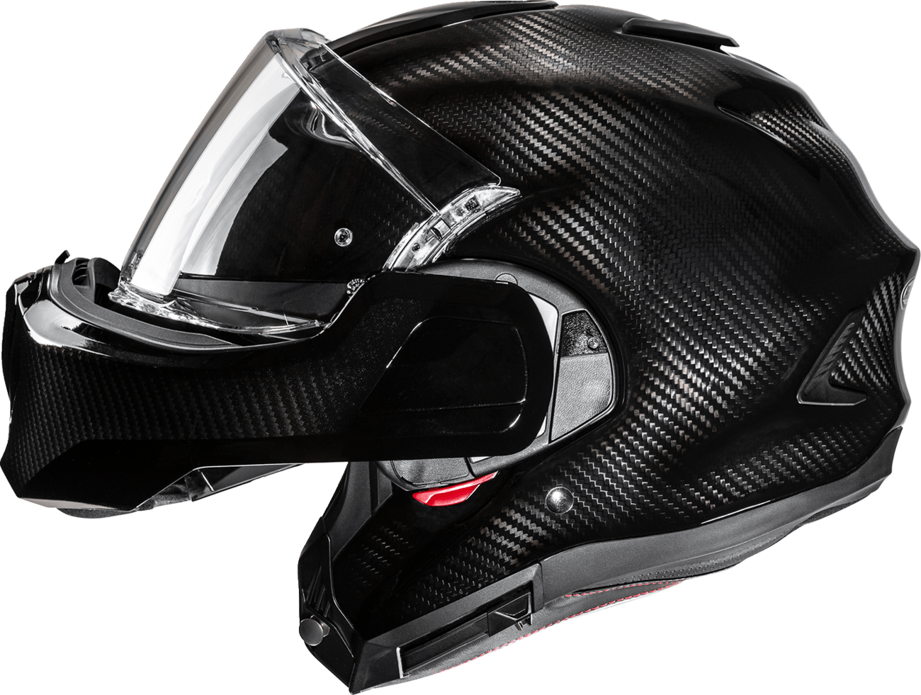 HJC F100 Carbon Modular Helmet - Solid Matte Carbon Small EB20NUS41MCV - Kelly Motorsports