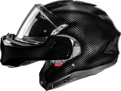 HJC F100 Carbon Modular Helmet - Solid Matte Carbon Small EB20NUS41MCV - Kelly Motorsports