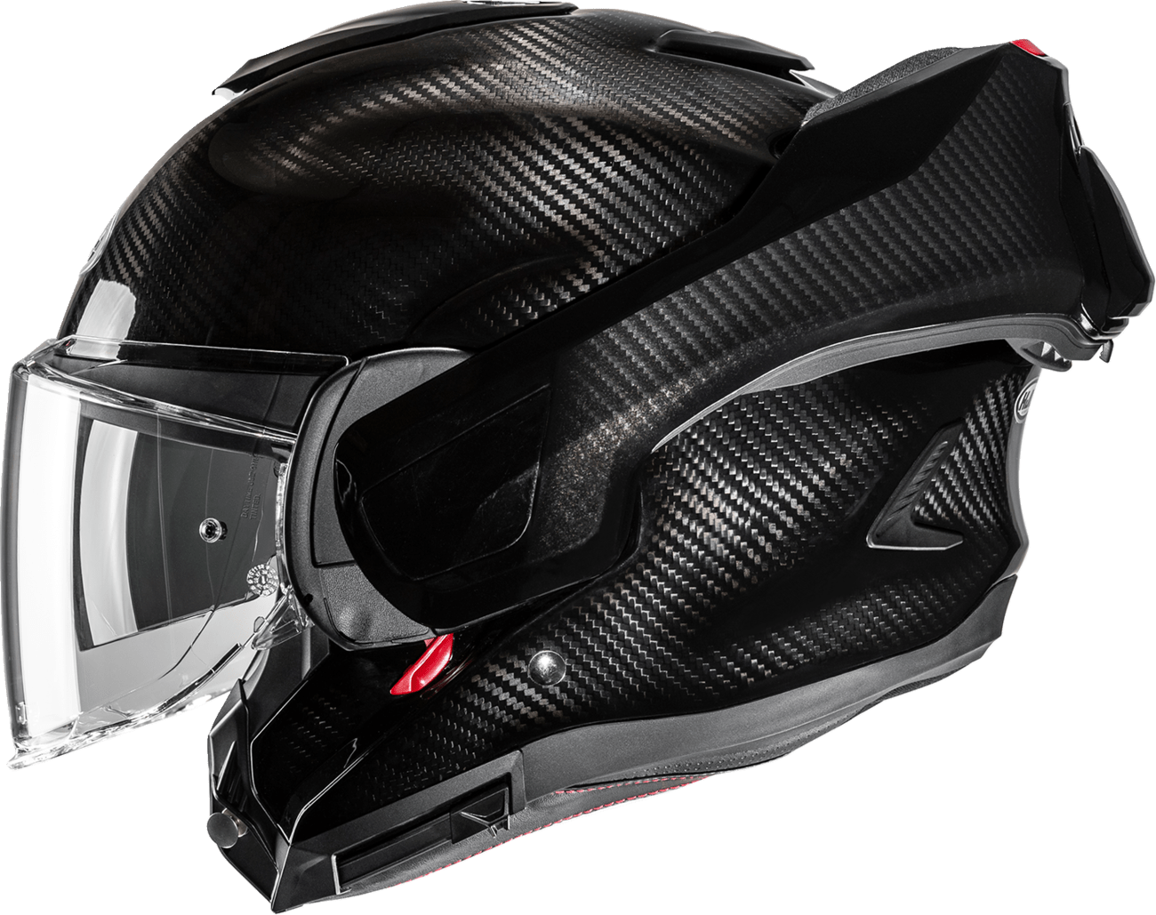 HJC F100 Carbon Modular Helmet - Solid Matte Carbon Small EB20NUS41MCV - Kelly Motorsports
