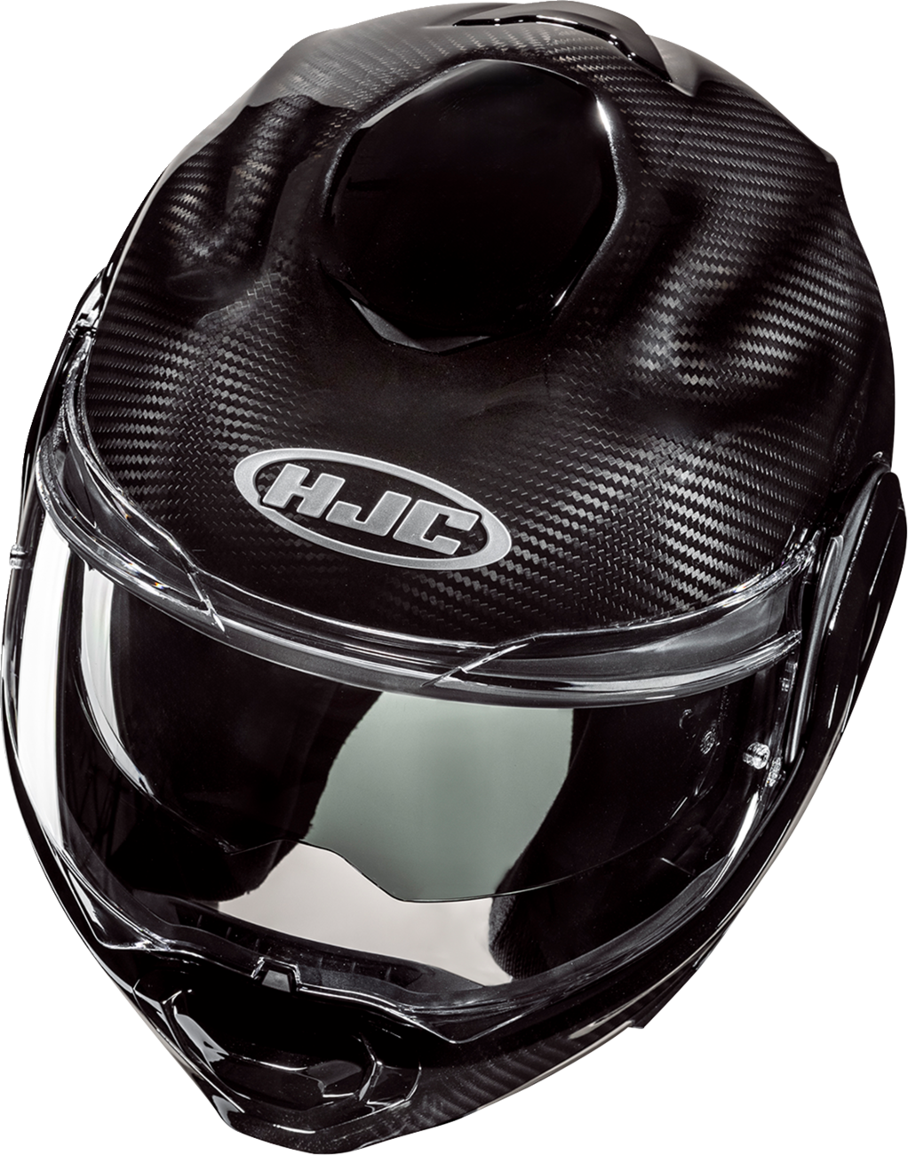 HJC F100 Carbon Modular Helmet - Solid, Medium (Part Number: EB20NUS5CABV) - Kelly Motorsports