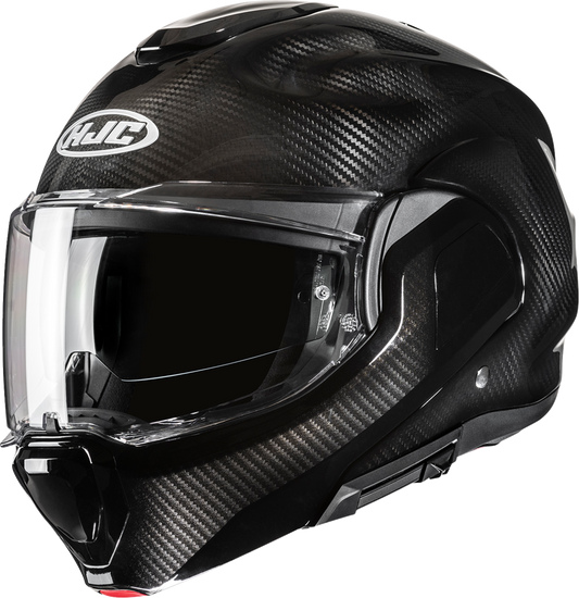 HJC F100 Carbon Modular Helmet - Solid, Medium (Part Number: EB20NUS5CABV) - Kelly Motorsports
