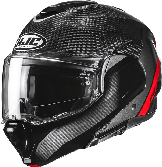 HJC F100 Carbon Modular Helmet - Stan - MC1 - XL EB20NUS7001V - Kelly Motorsports