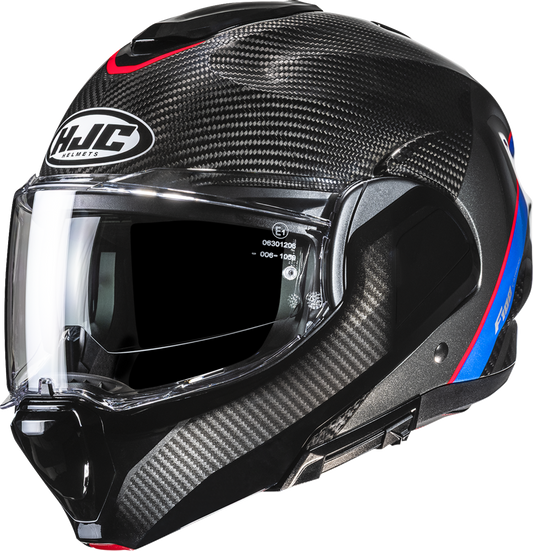 HJC F100 Carbon Modular Helmet - Stan - MC21 - 2XL EB20NUS8021V - Kelly Motorsports