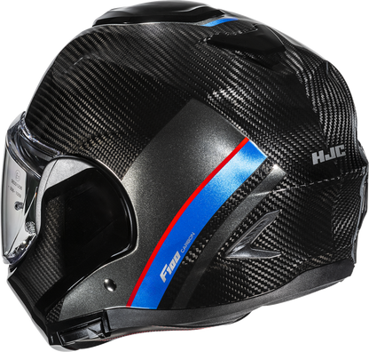 HJC F100 Carbon Modular Helmet - Stan - MC21 - 2XL EB20NUS8021V - Kelly Motorsports